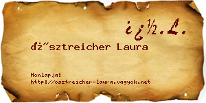 Ösztreicher Laura névjegykártya